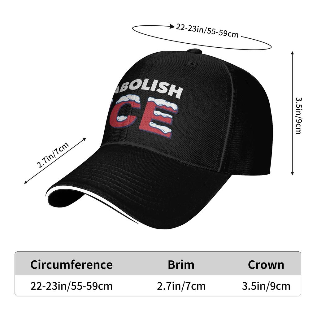 Summer Abolish Ice Baseball Cap Outdoor Sport Fashion Design Sun Trucker Hat Men Women High Quality Baseball Caps