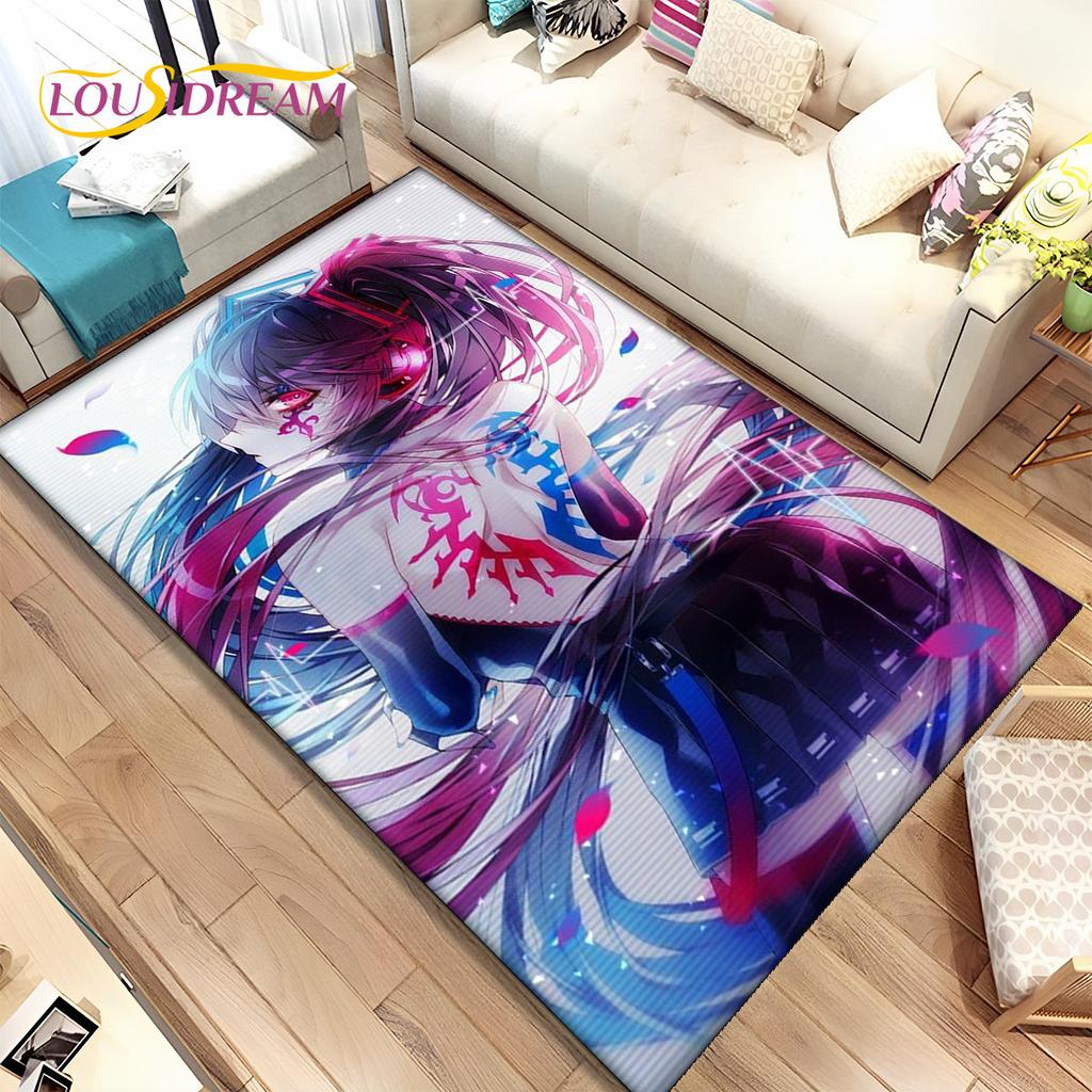 Аниме Zero Two DARLING In The FRANXX Коврик, Коврик для гостиной, спальни, дивана, коврик для двери, детский нескользящий напольный коврик