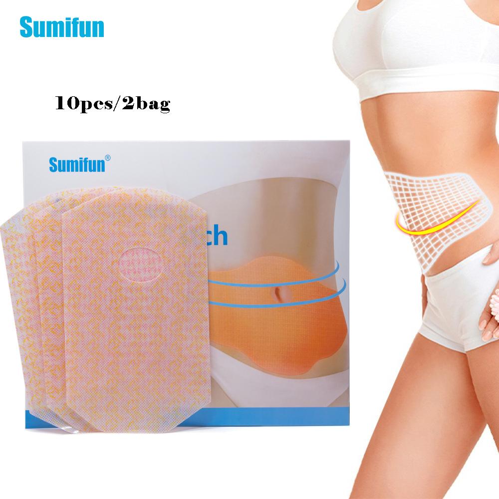Sumifun 5 шт./кор. тонкий пластырь для поддержания формы, наклейка для похудения, продукт для сжигания жира, травяной медицинский пластырь, детоксикация, красота тела