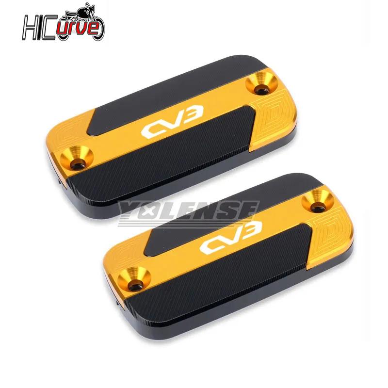 Motorcycle CNC Front Brake Reservoir Fluid Tank Oil Cup Cover For KYMCO CV3 CV 3 2019- 2023 2022 2021 2020 2019
