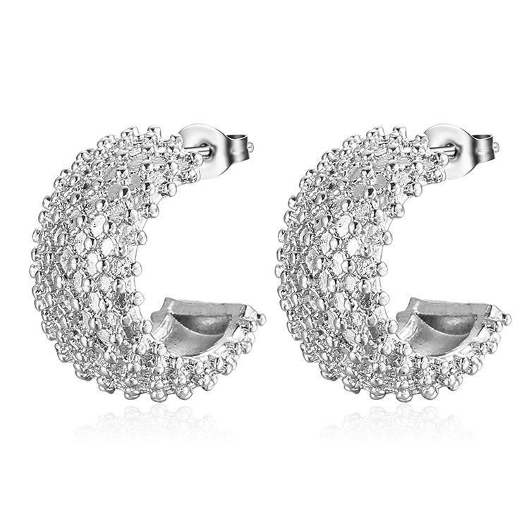 Серьги в стиле ретро из титановой стали 18-каратного золота, женские легкие серьги класса люкс из нержавеющей стали