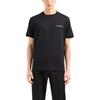 EMPORIO ARMANI Lightweight Jersey T shirt With Logo Embroidery And Ribbed Trim 3D1TN3-1JOCZ-0033