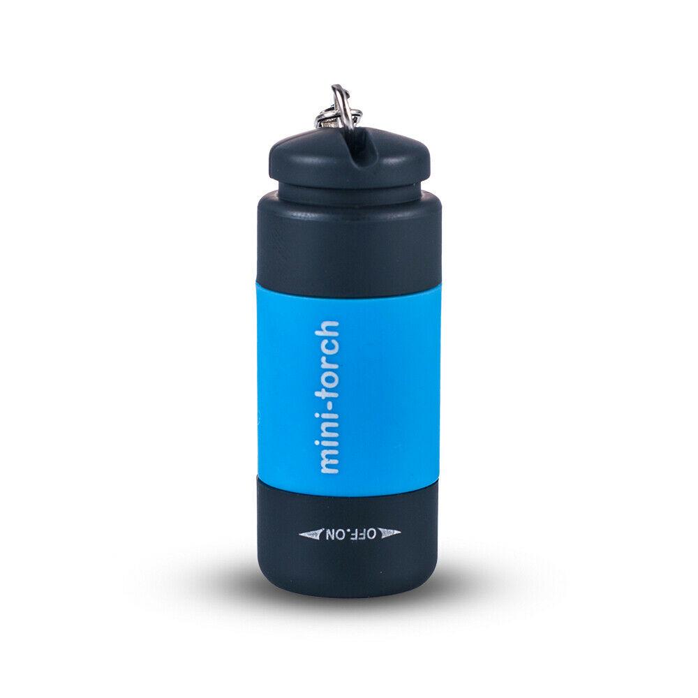 Mini LED Super USB Flashlight Outdoor Camping Small Torch Glare Lamp Pocke Keychains