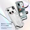 KEYSION Four-Corners Shockproof Transparent Case for Nothing Phone 3 Soft TPU+PC Clear Phone Back Cover for Nothing Phone 3