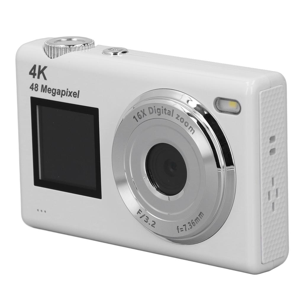 4K Digital Camera Autofocus 48MP Video Camera 16X Digital Zoom Anti Shake Portable Compact Point