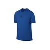 Solid Color Crew Neck Pullover Casual Short Sleeve T-Shirt Men Tops Blue 833785-477