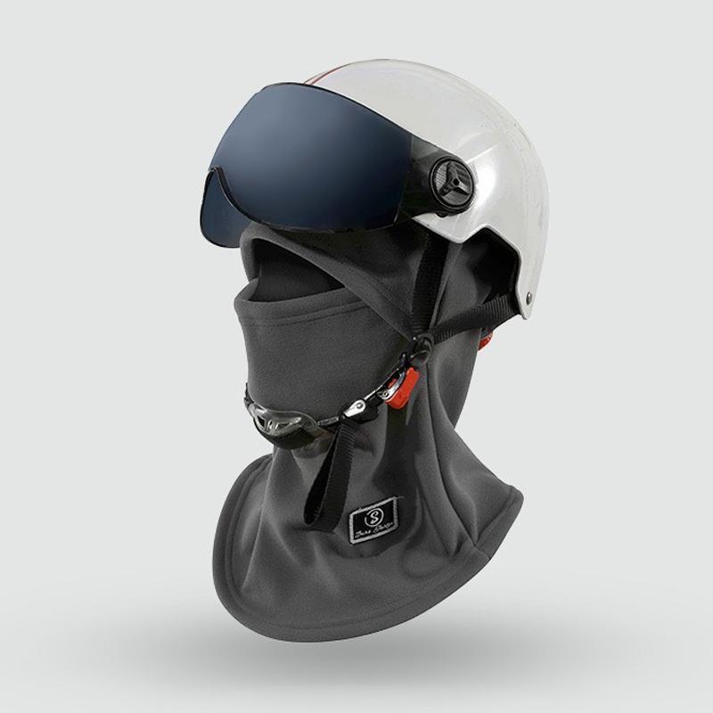 Теплая флисовая пыленепроницаемая шапочка Зимняя бархатная повязка Ветрозащита Защита ушей Шапка-шлем Защита лица Унисекс Для активного отдыха Велоспорт Лыжи