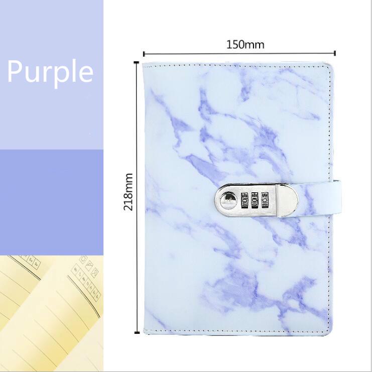 Ретро кодовая книга творческий студенческий дневник книга с замком блокнот канцелярские принадлежности кожаный утолщенный блокнот