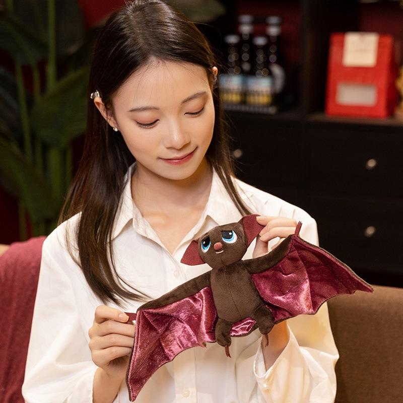 Cartoon Elf Vampire Bat Doll Plush Toy Bat Doll Boy Rag Doll Halloween Gift