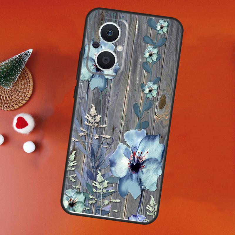 Западный деревенский чехол-кружево из амбарной древесины для OPPO Find X9 X5 X6 X8 Pro OPPO Reno 14F 13F 12F 11F 10 12 13 14 Pro 7 8 Lite