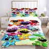 Furry Friends Adventure Print 3Pcs Bedding Setduvet Cover With 2 Bedropillowcase Home Birthday Gift