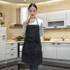 Безрукавный джинсовый кухонный и рабочий фартук в скандинавском стиле с настраиваемым ЛОГОТИПОМ