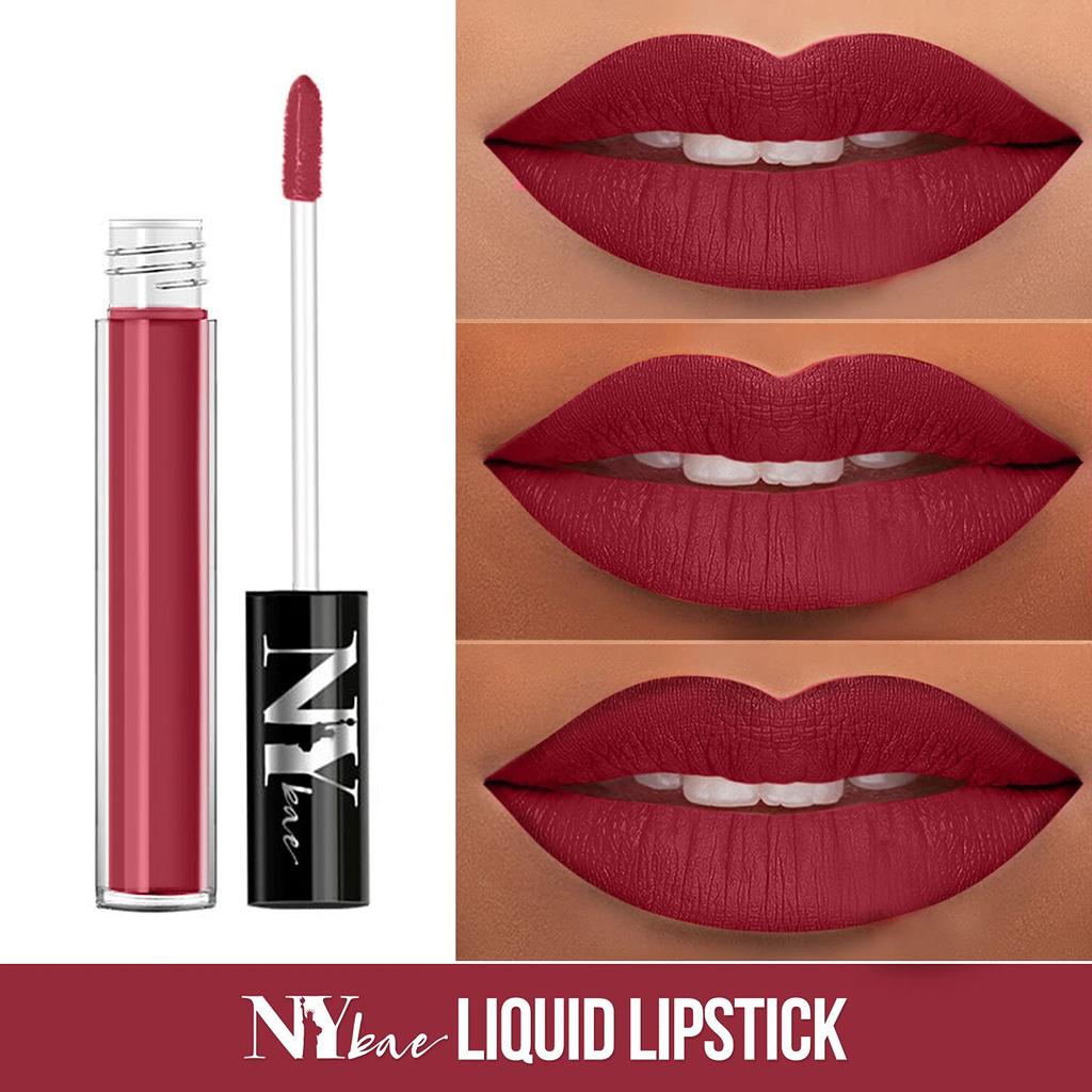 NY bae Liquid Lipstick, Brown - The Neighbor's Show 33 (3 Ml)