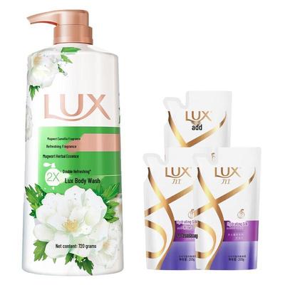 Набор геля для душа и шампуня Lux с полынью и камелией