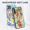 Black Tpu Case For Huawei Honor X8 50 Lite Pro 10 Lite Nova 5t 8 9 Pro 4G 5G 8i Cover Shintaro Kago Horror Cartoon