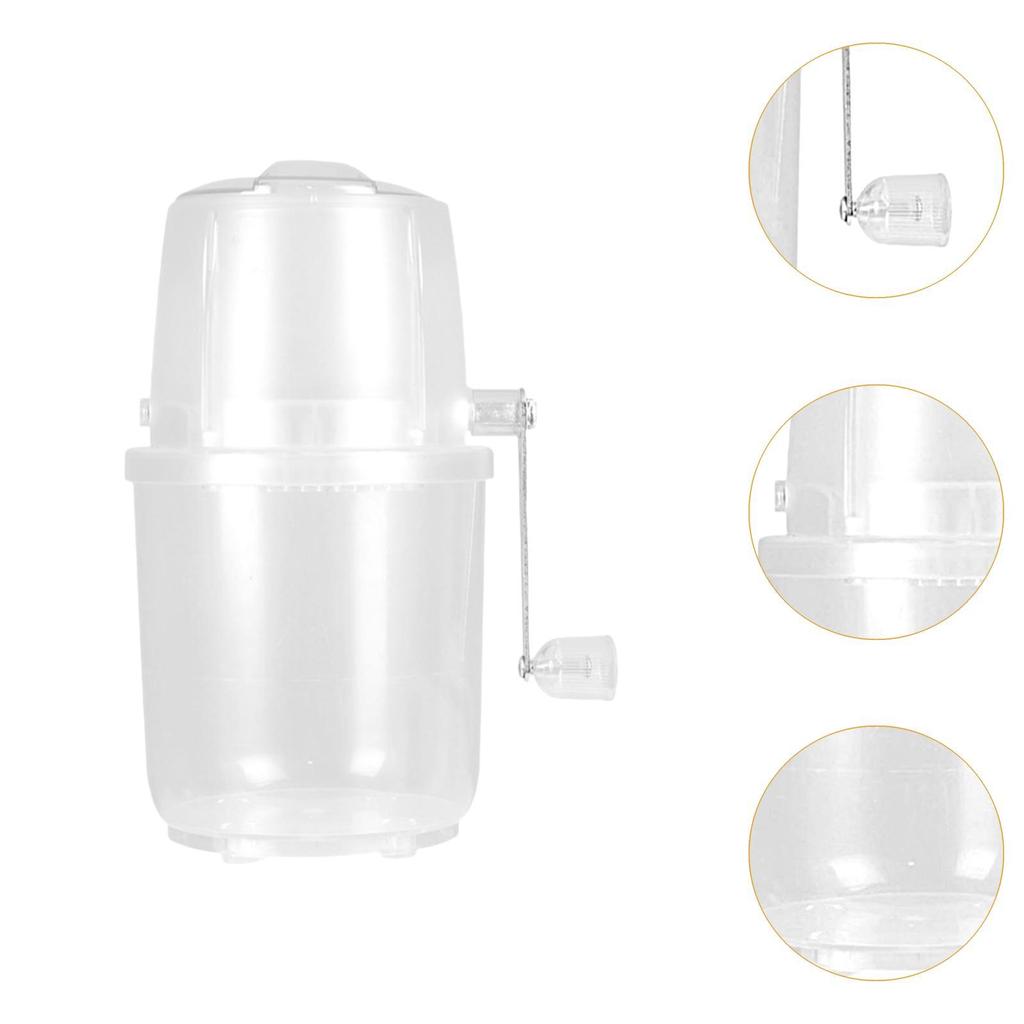 Портативная машина для приготовления сока, кухонная утварь, мелкая стружка, снежные конусы, ручная роторная дробилка льда, ручная машина для приготовления строганного льда для баров