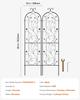 2 Packs Metal Garden Trellis for Climbing Plant Support 60x15 in Rustproof