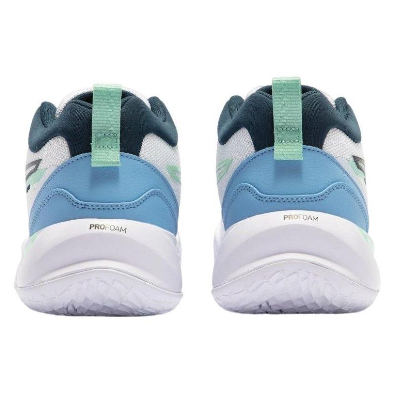 Puma Playmaker Pro Unisex Low Top Basketball Shoes White Blue Green 377572-14