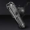 1pc Bright Zoom Flashlight, Multifunctional Portable Telescopic Zoomable Household Flashlight, For Outdoor
