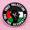 Alloy Pin Palestinian Flag Lapel Badge Commemorative Souvenir