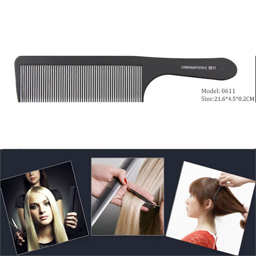 Professional Anti-static Salon Styling Tool Hairdressing Detangling Flattop Hair Cutting Comb
