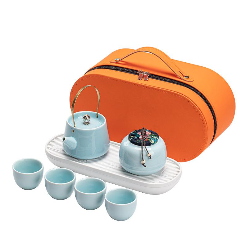 Creative holiday gifts, tea set, portable business souvenir printing, souvenir gift, and customer prizes