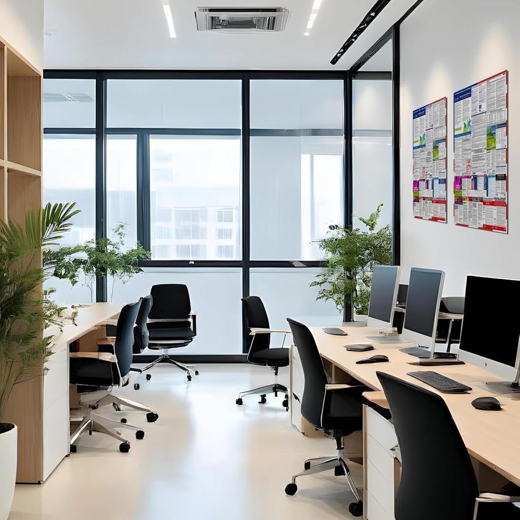 KERMENG 2026 California State and Federal Labor Laws Poster - English & Spanish Combo - OSHA Workplace Compliant - UV Waterproof Laminated 24" x 36"