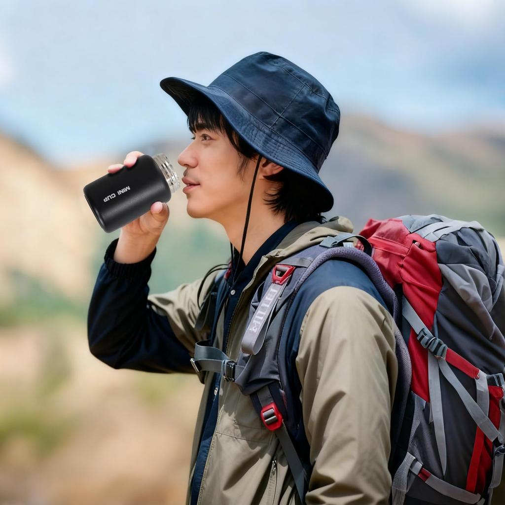 280ml Stainless Steel Water Bottle, Mug, Lightweight, Keeps Drinks Hot or Cold, Cute, Easy to Carry, Stylish, Stainless Steel Mini Water Bottle,