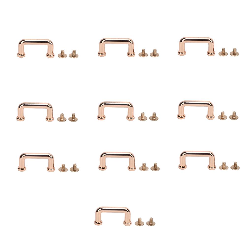 10 шт. пряжка для арочного моста 19x11x5 мм из сплава с D-образным кольцом и винтами PH для сумок Clo