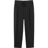 Vertical elastic waist comfortable straight leg men's casual pants for commuting