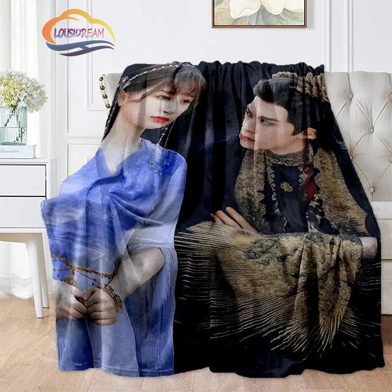Hot Tv Love Between Fairy and Devil Blanket Cang Lan Jue Dong Fang Qing Flannel Bedroom Bedding Sofa Soft Bedspread