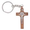Christian Cross Keychains Engraved Bible Verses Exquisite Jesus Cross Key Chain for Religious