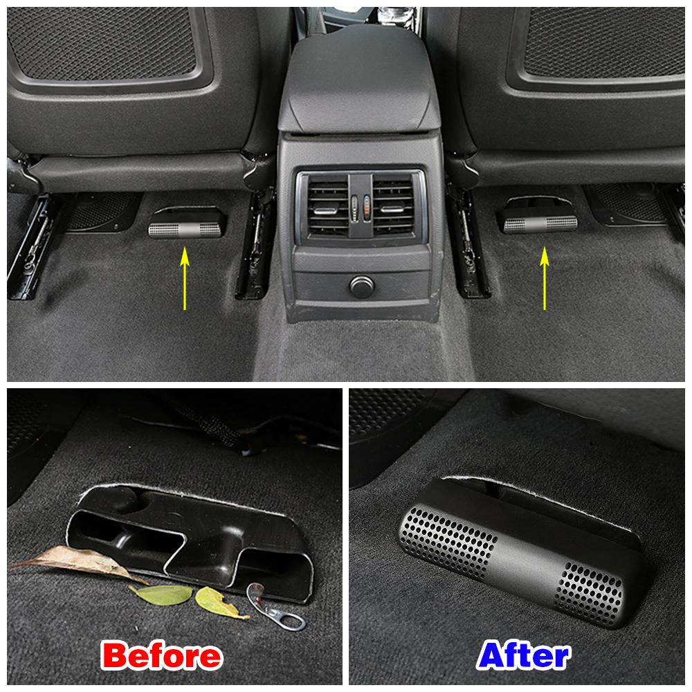 Для BMW F30 F31 X3 X4 F26 автомобильный Стайлинг сиденье переменного тока с подогревом пол кондиционер воздуховод вентиляционная решетка