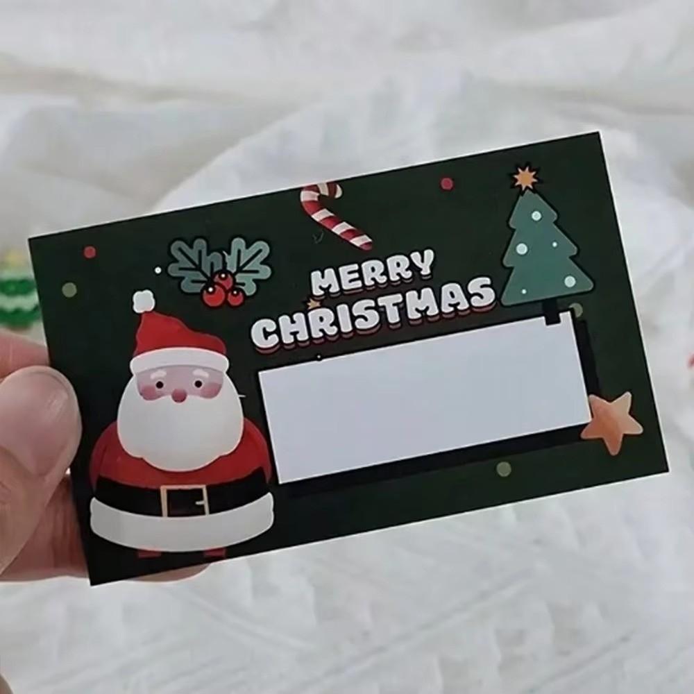 30 Set Opaque Coating Christmas Scratch Off Cards Kids Christmas Reward Cards Holiday Surprises