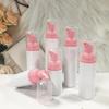 Portable Foaming Facial Cleanser Bottle - White Mousse, 30/50/60/80/100ml.