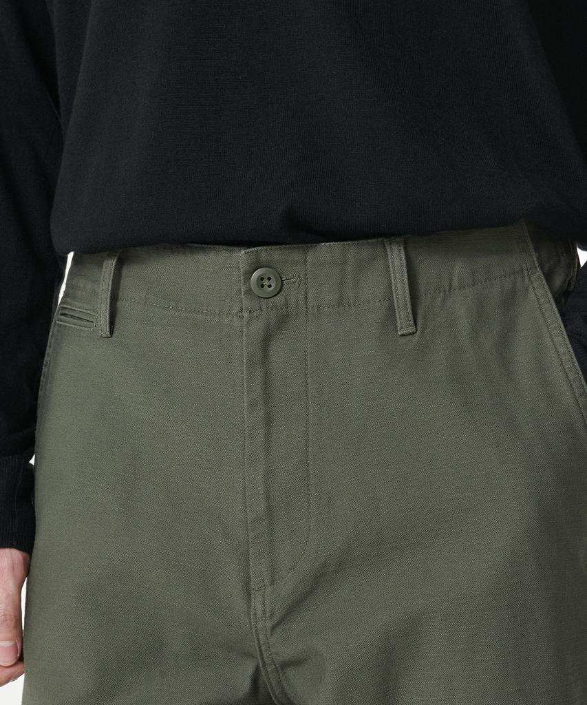 MUSINSA STANDARD Back Satin Wide Officer Pants [Khaki]