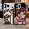 S-Сосукэ Айзен B-Bleach Чехол для телефона iPhone 17, 16, 15, 14, 13, 12, 11 Plus, Pro Max, Цветной Серебряный Чехол Funda