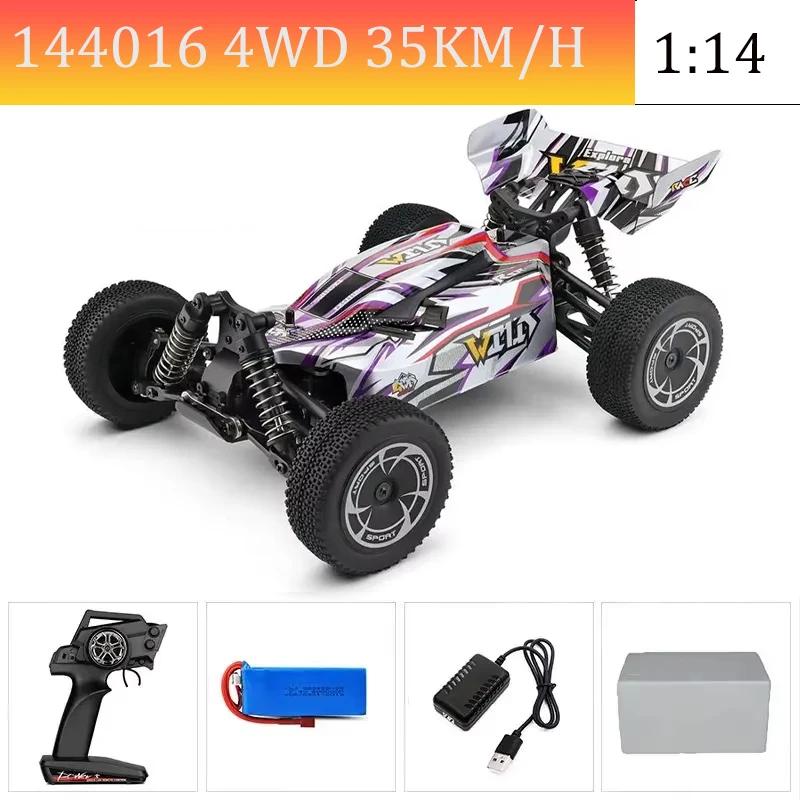 WLtoys144010 4WD Модель с максимальной скоростью 75 км/ч 1:Высокоскоростная радиоуправляемая внедорожная дрифт-гоночная машина 14-го масштаба для мальчика