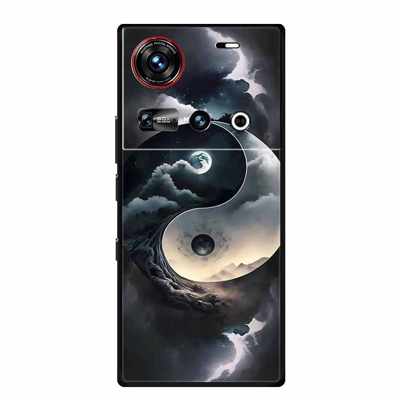 Чехол для ZTE nubia Z70 Ultra 5G Z70Ultra 6,85" Черный Силиконовый Мягкий Чехол для Телефона Для ZTE Nubia Z70 Ultra Задняя Крышка Чехол Z 70 Ultra