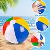 Ballons de plage arc-en-ciel, jouets gonflables pour piscine, jouets de sécurité pour enfants, accessoires pour fêtes d'été à la piscine