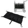 Camping Cart Side Storage Bag Oxford Cloth Multi Compartments Foldable Wagon Side Pocket Bag Black