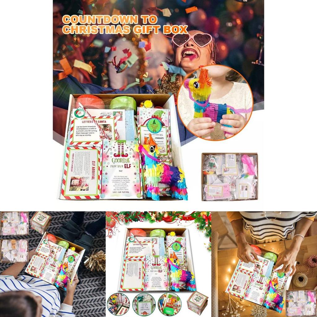 Delightful 2024elf Kit Featuring 24 Days Of Christmas Adorable Diy Decoration Pieces