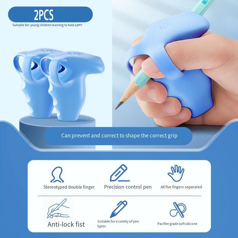 Новый детский пенал для коррекции осанки, мягкий силиконовый чехол для коррекции осанки, для практики письма