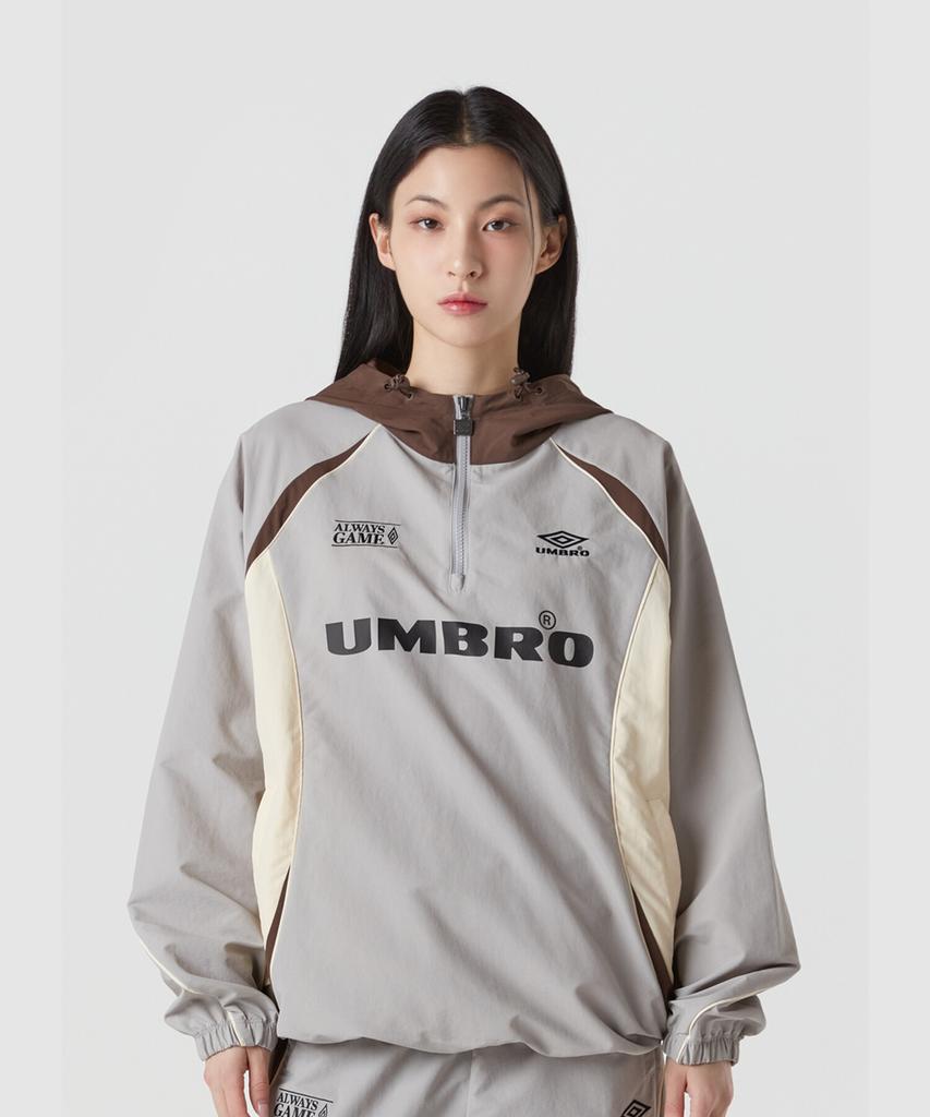 Umbro Hbl Спортивный Повседневный Анорак с Капюшоном Светло-Серый (Uq123Cwt21) (Тип B)