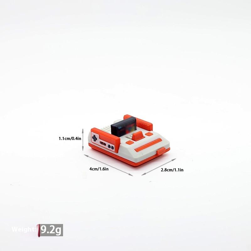 1 шт. 1/12 Кукольный домик Симуляция Миниатюрный Ностальгический Модель ТВ-приставки для игр Декорация сцены гостиной Аксессуары для кукол Игрушки