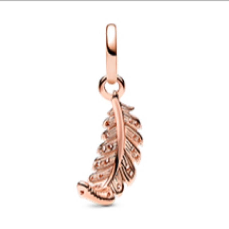 Pandora Floating Curved Feather Dangle Charm 782578c01