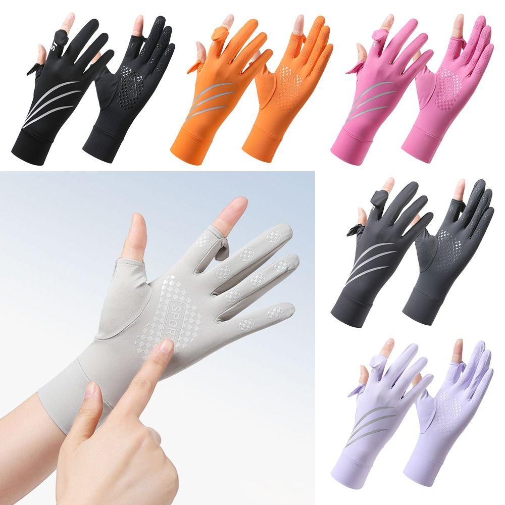 Touch Screen Cycling Gloves Sun Protection Driving Gloves Women Anti-uv Sun Gloves Outdoor Sports
