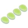 4PCS Egg Shape Hair Brush Portable Travel Dry Wet Hair Brush Soft Teeth Massage Shampoo Comb for Sal