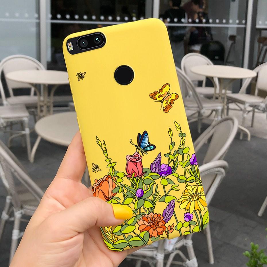 For Xiaomi Mi A1 (Mi 5X) Phone Case Lovely Pattern Macaroon Silicone Soft Back Cover For Xiaomi MiA1 Cases Funda Mi5X A 1 Bumper