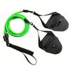 Professional Land Swimming Trainer Resistance Band Set, PU Material, Fitness Arm Strength Exercise Equipment with Hand Webbed Paddles